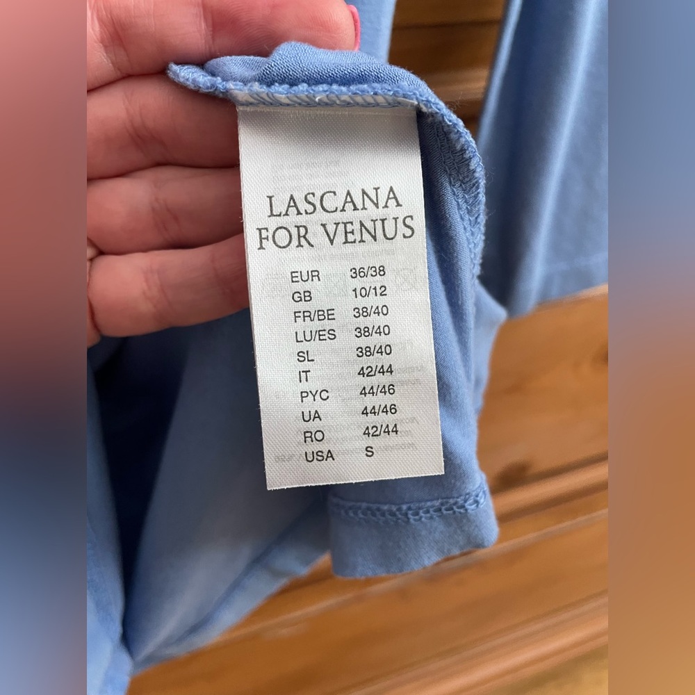 Women's Lascana By Venus Periwinkle V- Neck Top S ✨BRAND NEW✨ - Picture 6 of 9